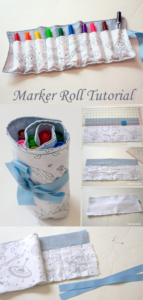 Marker Roll Up Tutorial ~ DIY Tutorial Ideas!